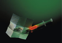 Droge - Drogen neben einer Spritze