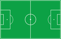 Fußballfeld - Fußballfeld von oben Fußballfeld - Fußballfeld von oben