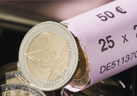 Geldrolle - Geldrolle mit 2-Euro-Münzen