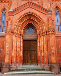 Hauptportal - Hauptportal einer Kirche