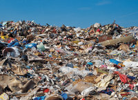 Müll - Müll auf einer Deponie