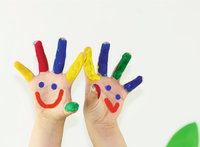 Patschhändchen - Bemalte Kinderhände
