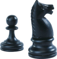 Pferd - Pferd als Schachfigur (rechts)