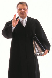 Rechtsanwalt - Rechtsanwalt in Robe