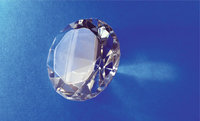 Schlifffläche - Schlifffläche eines Diamanten