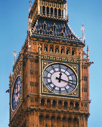 Turmuhr - Big Ben, England Turmuhr - Big Ben, England