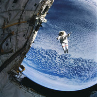 Weltraum - Astronaut im Weltraum Weltraum - Astronaut im Weltraum