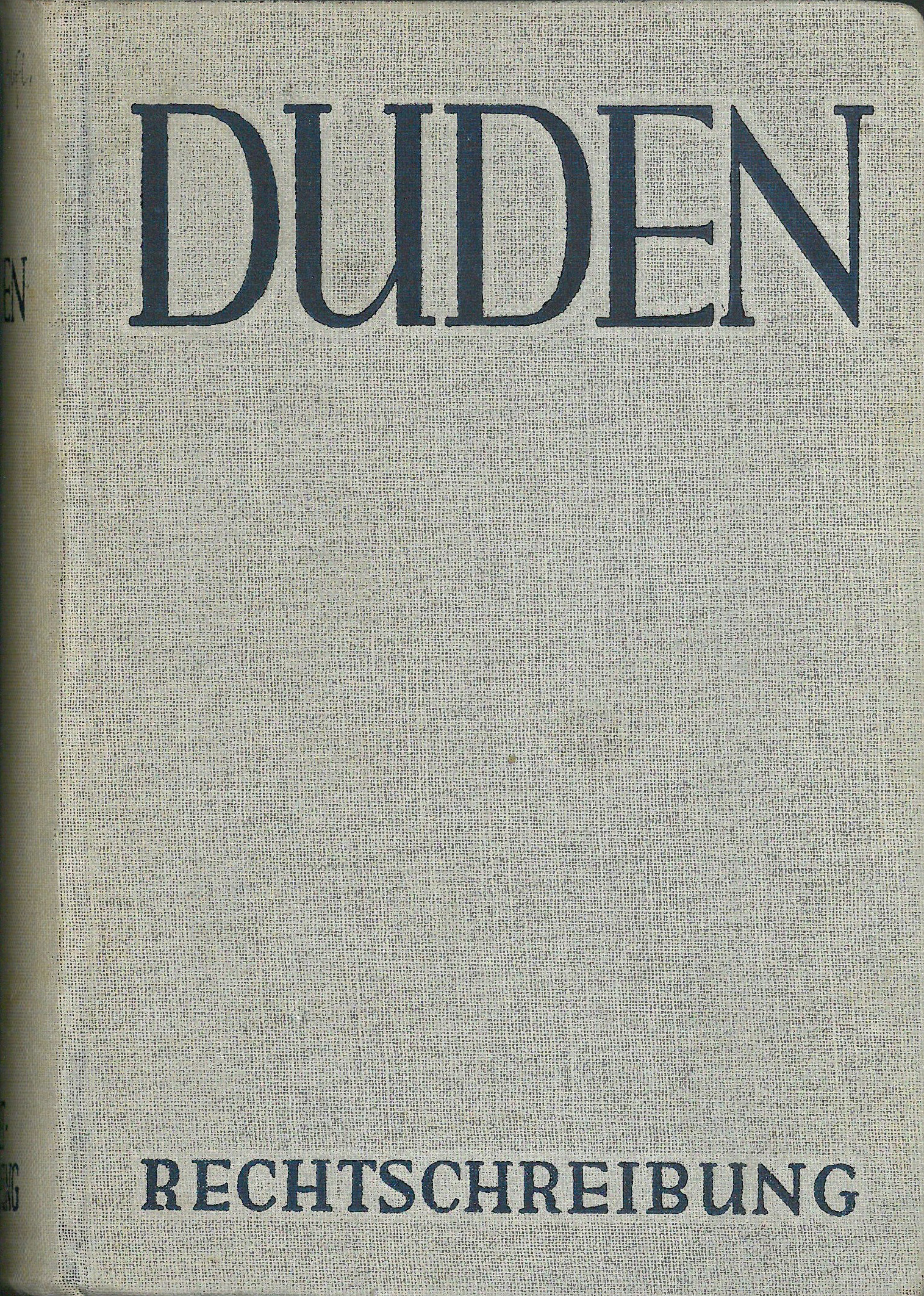 Buchcover Duden von 1954 BRD Buchcover Duden von 1954 BRD