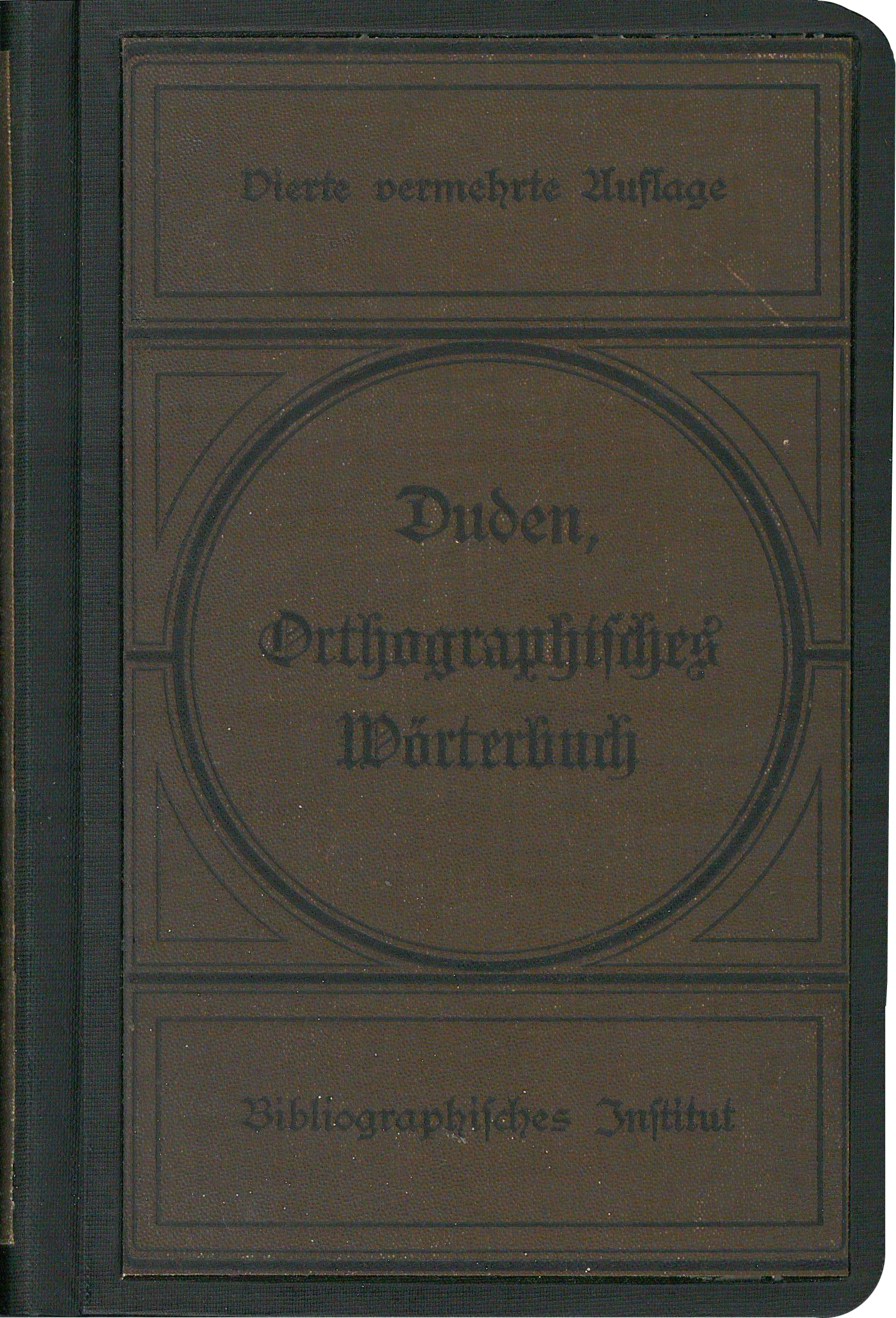 Buchcover Duden von 1893 Buchcover Duden von 1893