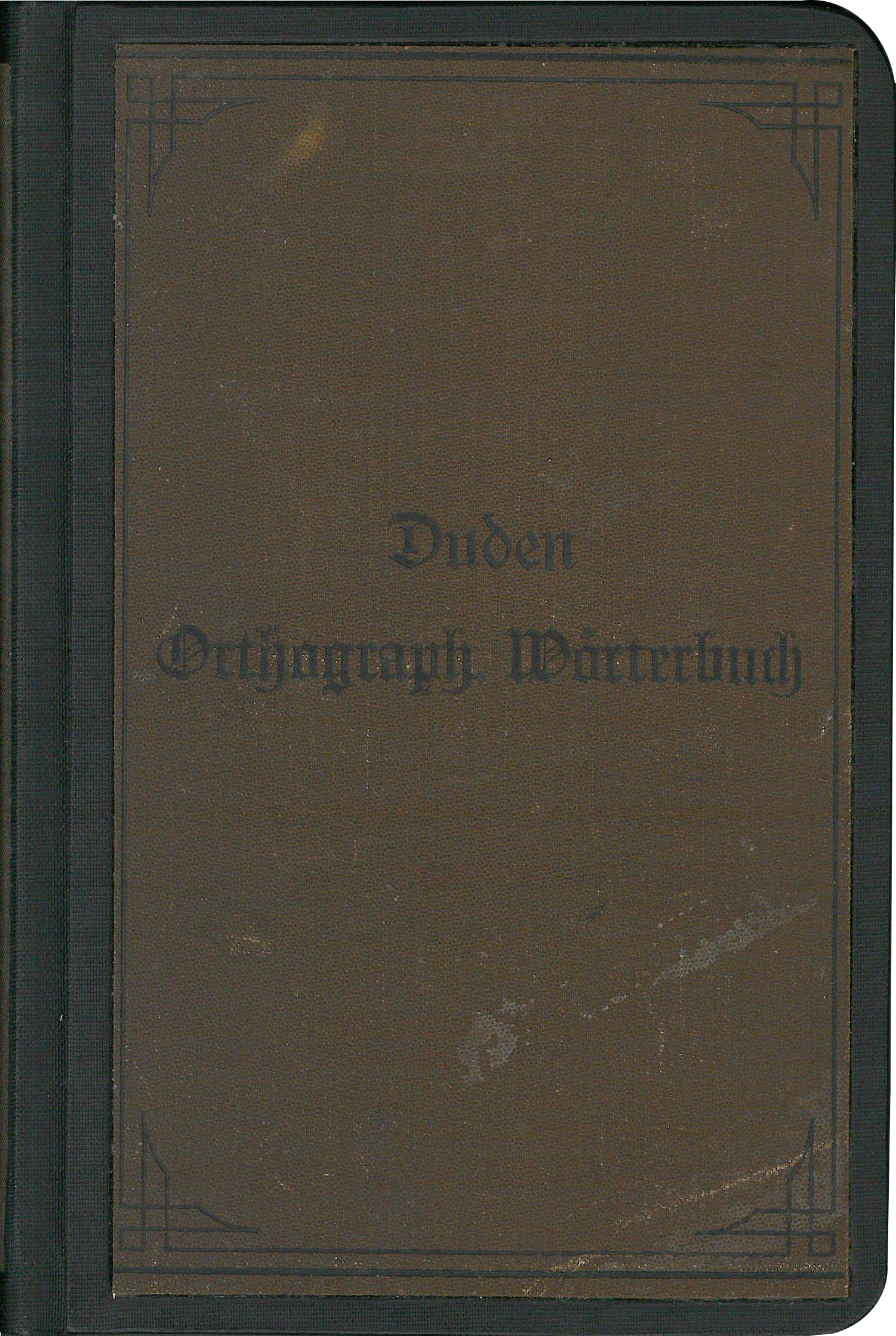 Buchcover Duden von 1897 Buchcover Duden von 1897