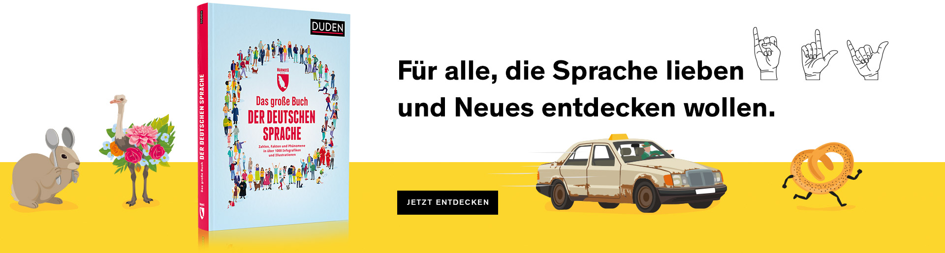 Banner: Das große Buch der deutschen Sprache