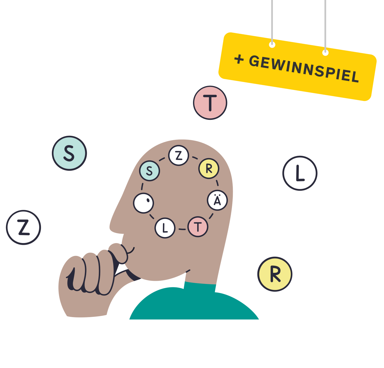 Grafik: Buchstabenrätsel