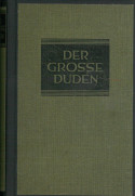 Buchcover Duden von 1929