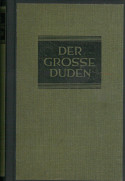 Buchcover Duden von 1929 Buchcover Duden von 1929