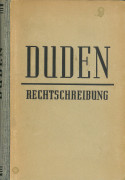 14. Duden-Auflage 1951 DDR Buchcover Duden von 1951 DDR
