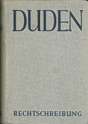 Buchcover Duden von 1954 BRD Buchcover Duden von 1954 BRD