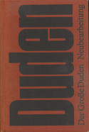 Buchcover Duden von 1976 DDR Buchcover Duden von 1976 DDR
