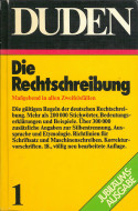 Buchcover Duden von 1980 BRD Buchcover Duden von 1980 BRD