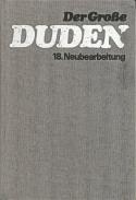 Buchcover Duden von 1985 DDR