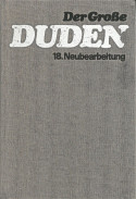 Buchcover Duden von 1985 DDR Buchcover Duden von 1985 DDR