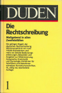 Buchcover Duden von 1986 BRD