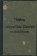 Buchcover Duden von 1905 Buchcover Duden von 1905