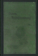 Buchcover Duden von 1905