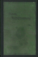 Buchcover Duden von 1905 Buchcover Duden von 1905