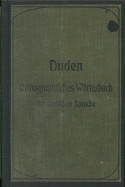 Buchcover Duden von 1902