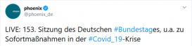 Breitenloses Leerzeichen in einem Hashtag Screenshot eines Tweets