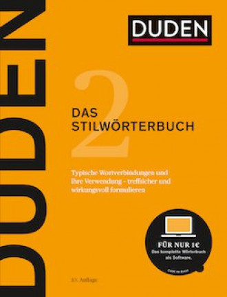 Grundlegend für gutes Deutsch: das „Stilwörterbuch” von Duden