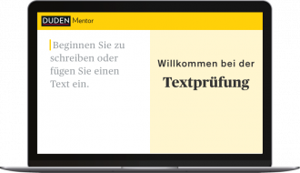 Start Frei Für Den Duden-Mentor: Neue Textprüfung Online | Duden