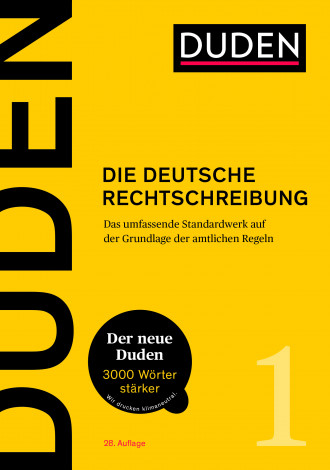Buchcover: Die deutsche Rechtschreibung