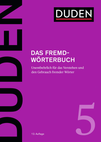 Buchcover Fremdwörterbuch