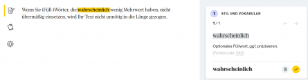 Schreibstil verbessern - Füllwörter Schreibstil verbessern - Füllwörter